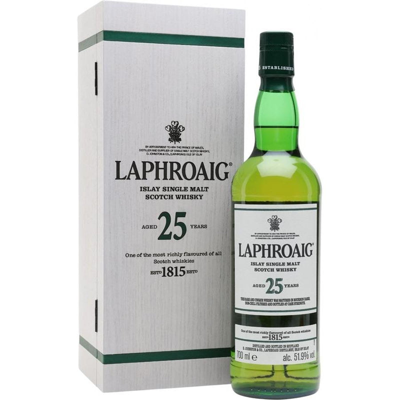 Laphroaig 25 Years Old, Cask Strenght 53,4% 70 Cl.