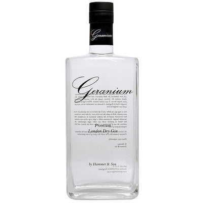 Geranium Gin, 44%, 70 cl. Geranium, Premium London Dry Gin - Ludv. Bjørns Vinhandel