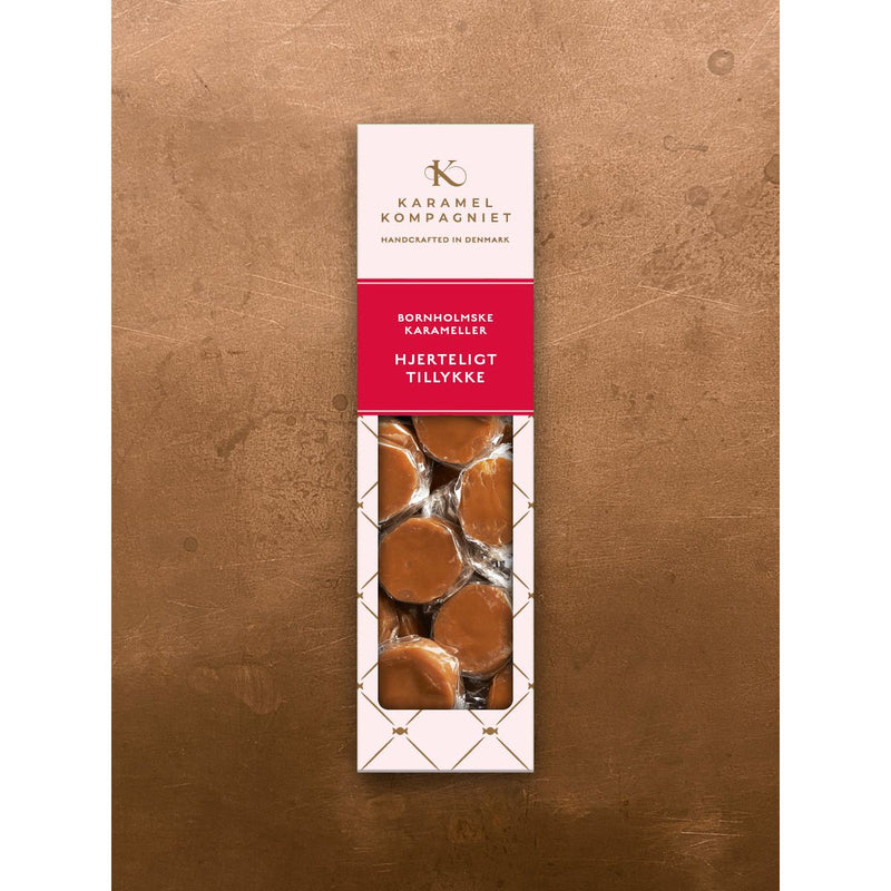 Caramel Kompaniet, Hearty Grattis, klassisk kräm, 138 gram