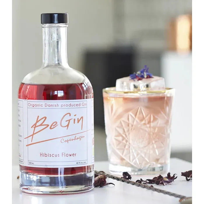 BeGin, Hibiscus Flower, Dansk Økologisk Gin, 40% 50 cl.