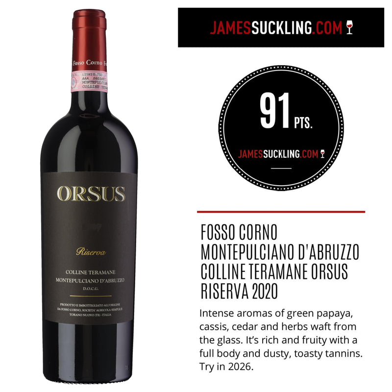 2019 ORSUS Riserva, Montepulciano d&