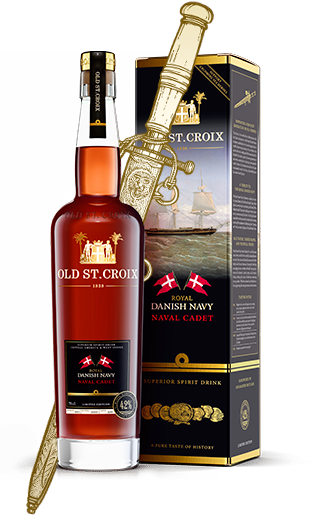 A.H. Riise, Old St. Croix, Royal Danish Navy, Naval Cadet 42% 70 cl.