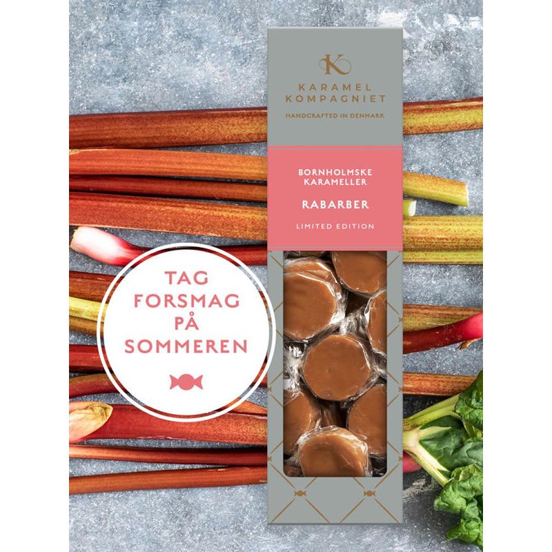 Karamel Kompagniet, Rabarber 138 gram