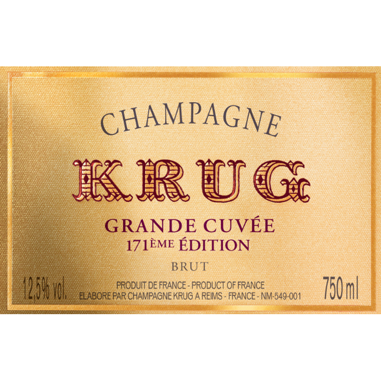 Krug Grande Cuvee 171. Ausgabe