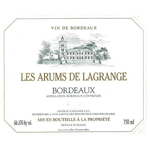 2023 Les Arums de Lagrange, Bordeaux Blanc