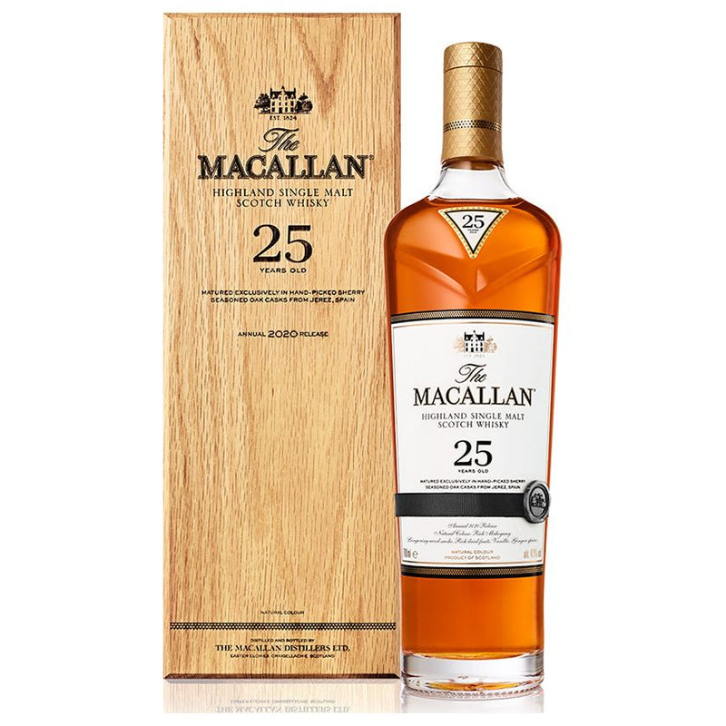 The Macallan 25 Jahre alter Sherry aus Eichenfässern