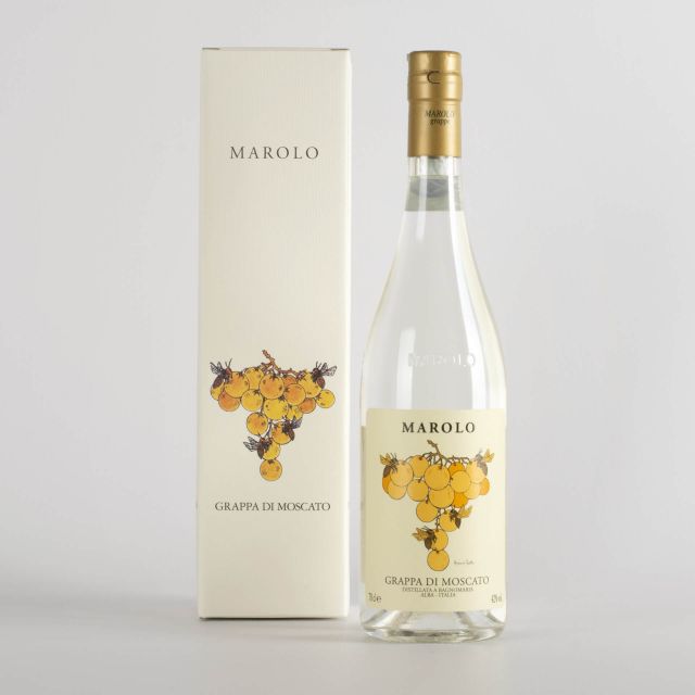 Grappa di Moscato, Marolo, 42%, 70 cl.
