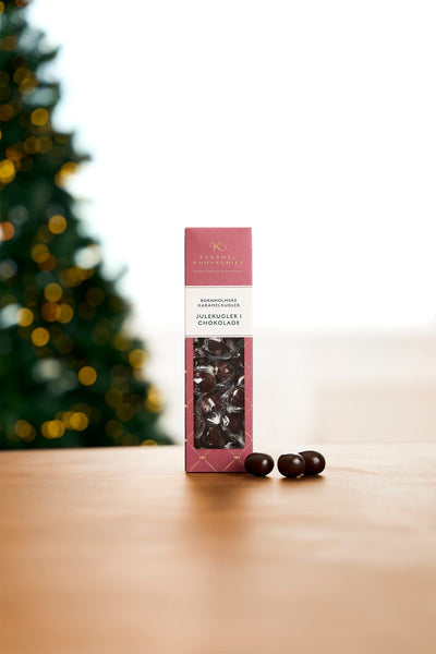 Karamel Kompagniet, Julekugler i chokololade, 138 gram