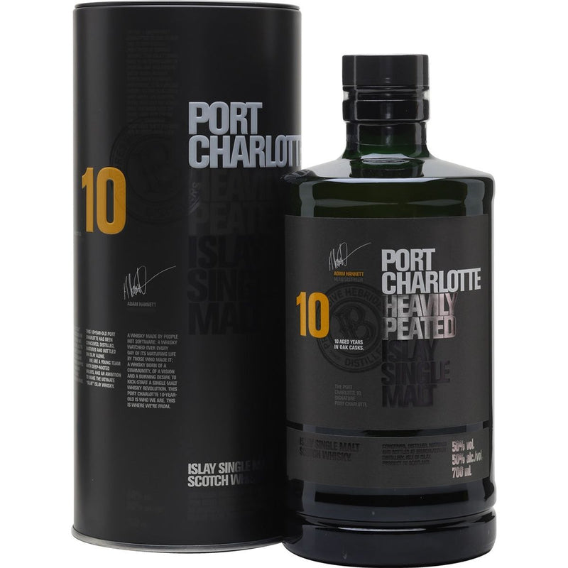 Port Charlotte 10 Years Old, Heavily Peasted, Islay 50% 70 cl.