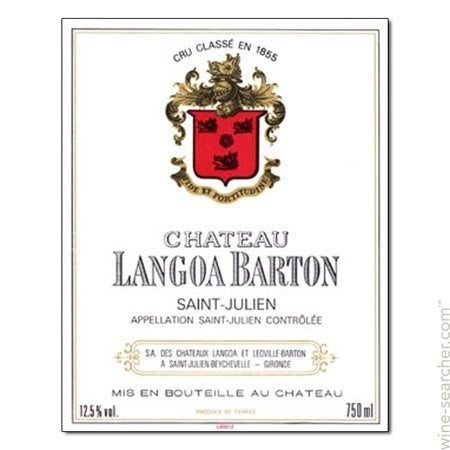 2015 kap. Langoa Barton, Saint-Julien 3:e Cru