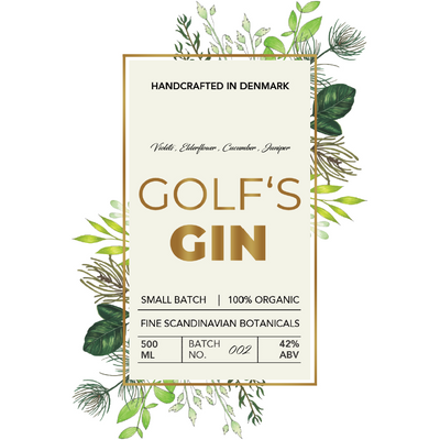 Golf's Gin, 42%, 50 cl, Charge 4