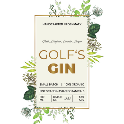 Golf's Gin, 42%, 50 cl, Batch 4