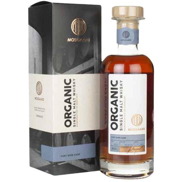 Mosgaard Single Malt Whisky Port Wine Cask Økologisk 49% 50 cl.