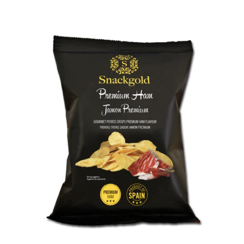 Snackgold Gourmet Chips, Iberico Skinka, 40 gram