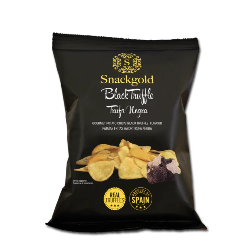 Snackgold Gourmet Chips, Svart Tryffel, Trufa Negra, 40 gram