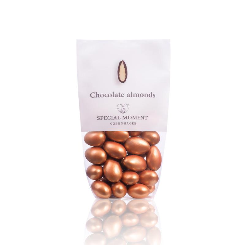 Selected Gourmet Mandel m/chokolade, Kobber metallic