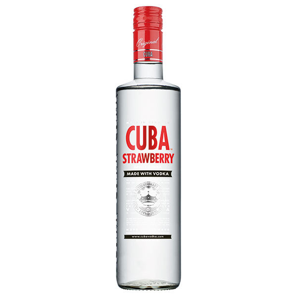 Cuba Strawberry Vodka, 30%, 70 cl.