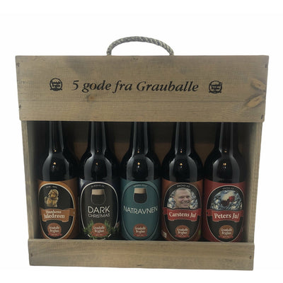 5 bra från Grauballe i Logo Wooden Box