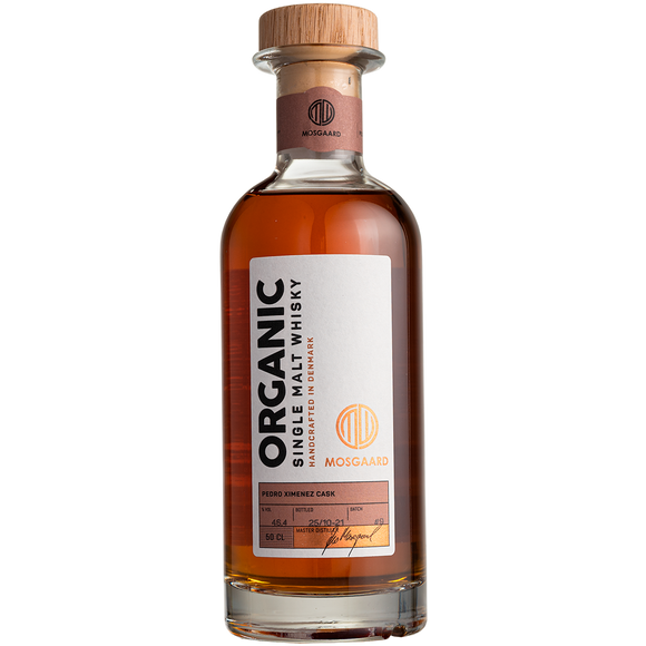 Mosgaard Single Malt Whisky Pedro Ximenez Cask Økologisk 46,2% 50 cl.