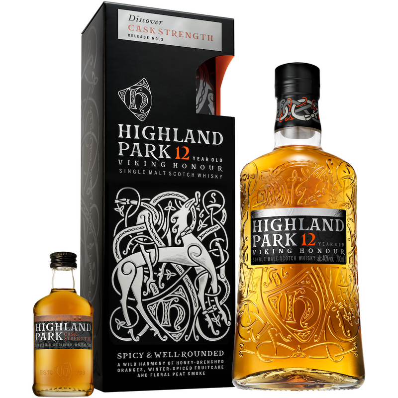 Highland Park 12 år 70 cl + 5 cl Fatstyrka 64,1 %