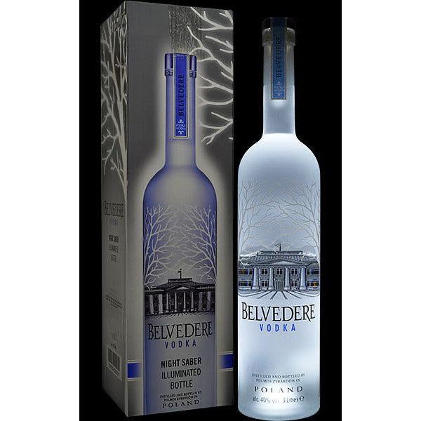 Belvedere Vodka Pure Jeroboam, 3 lit., 40 % - Ludv. Bjørns Vinhandel