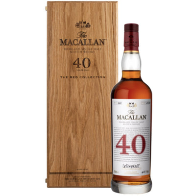 The Macallan Red Collection  40 Years Old - Ludv. Bjørns Vinhandel