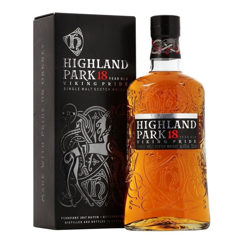 Highland Park, 18 Years Old, Viking Pride, 43%, 70 cl. - Ludv. Bjørns Vinhandel