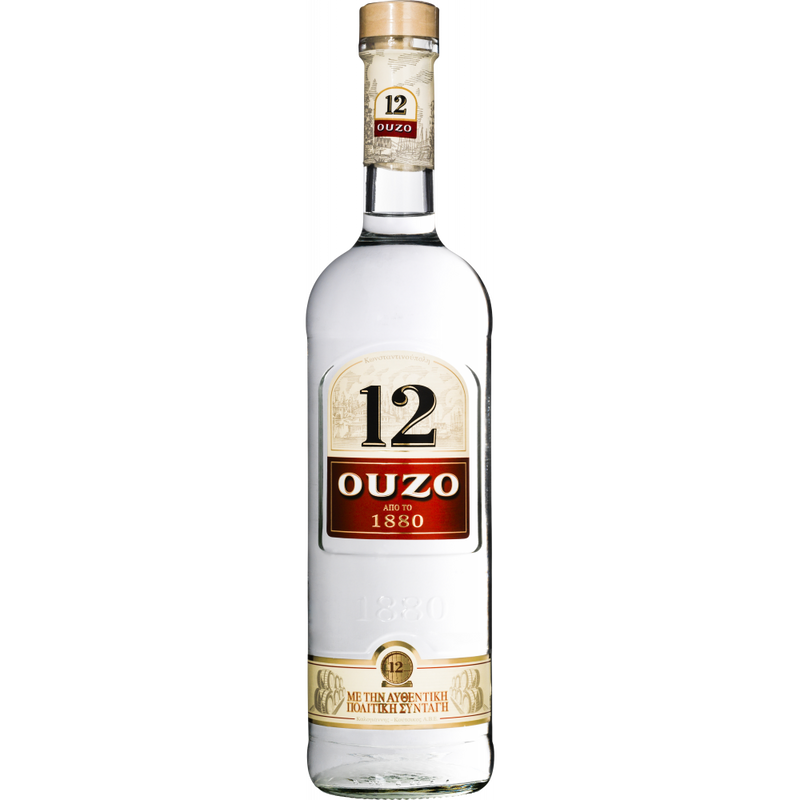 Ouzo 12,  38%, 70 cl. - Ludv. Bjørns Vinhandel