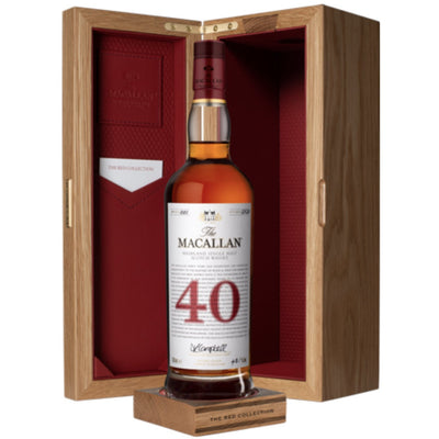 The Macallan Red Collection  40 Years Old - Ludv. Bjørns Vinhandel