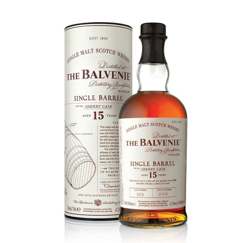 Balvenie Single Barrel 15 Jahre altes Sherryfass