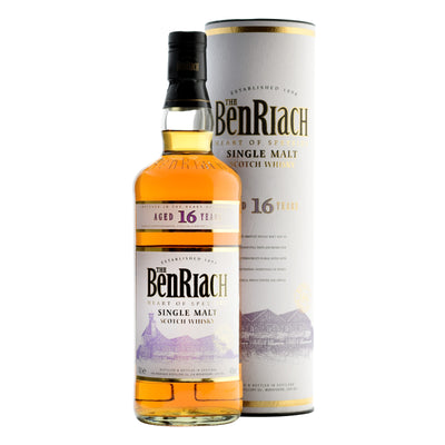 Benriach 16 Years, 43%, 70 Cl. Single Malt - Ludv. Bjørns Vinhandel