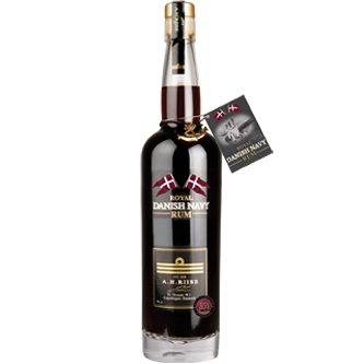 A.H. Riise Royal Danish "Navy Strength" Saint Thomas, alc 55 % - Ludv. Bjørns Vinhandel