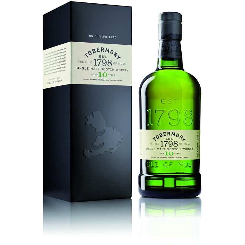 Tobermory 10 Years Old, 46,3%, 70 cl. - Ludv. Bjørns Vinhandel