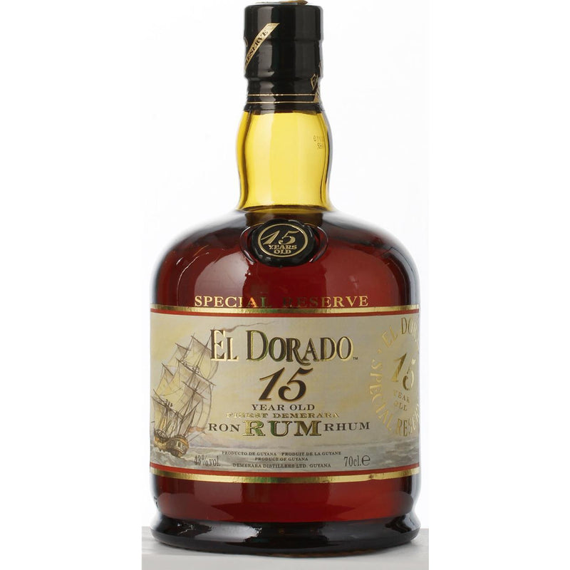 El Dorado, 15 År, 43%, 70 cl - Ludv. Bjørns Vinhandel