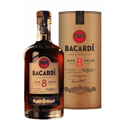 Bacardi 8 års Reserva, 40%, 70 Cl. - Ludv. Bjørns Vinhandel